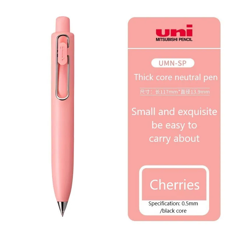 UNI Ball One P Small Thick Core Small Fat Pen Small Fat Second Generation Neutral Pen Fat Dudu Marble Quick Drying Waterproof