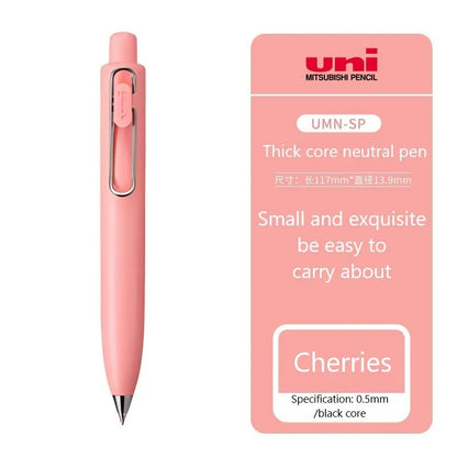 UNI Ball One P Small Thick Core Small Fat Pen Small Fat Second Generation Neutral Pen Fat Dudu Marble Quick Drying Waterproof