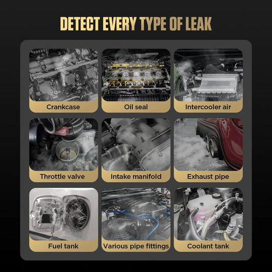 AUTOOL SDT50 Car Smoke Leak Detector Automotive EVAP Leakage Gas Leakage Machine Locator Oil Pipe Generator Diagnostic Tools