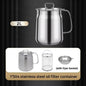 304 Stainless Steel Versatile Oil Filter Vessel Large Capacity with Filter Frying Basket Deep Fryer Separating Grease Separator