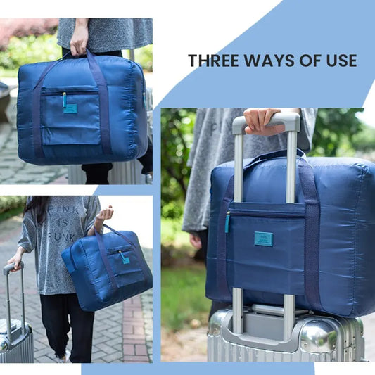 Fashion Travel Duffel Bag Lightweight Foldable Travel Bag for Women and Men Tote Carry On Luggage Bag Weekender Overnight Bag
