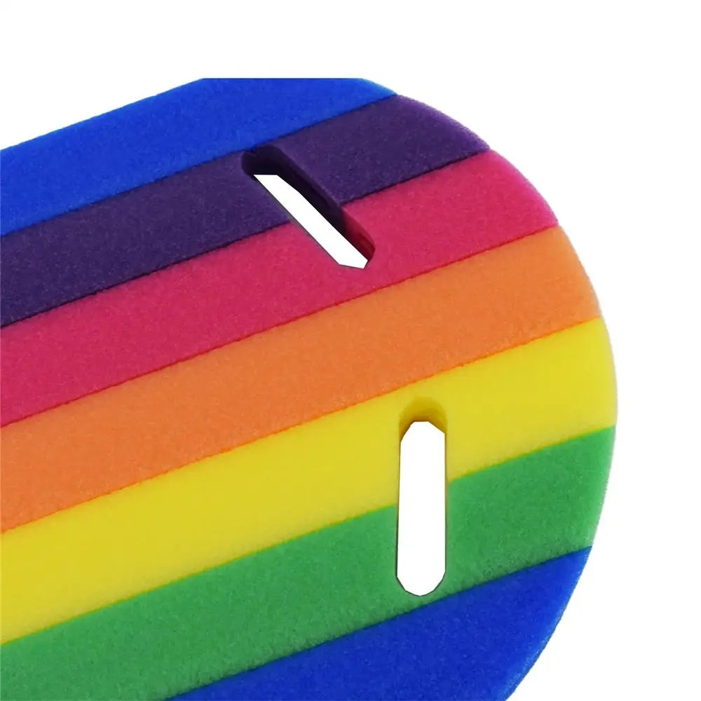 Pool Kids Adults Foam Board Swimming Training Aid Rainbow Float Board Swimming Kickboard Float Hand Board Float Kick Board DIY