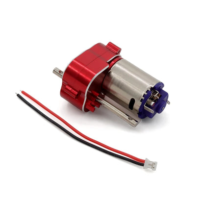 Metal Transmission Gearbox Engine Gear Box Housing Motor Drive Shaft Metal Gear For MN82 MN78 1/12 RC Car Upgrade Parts