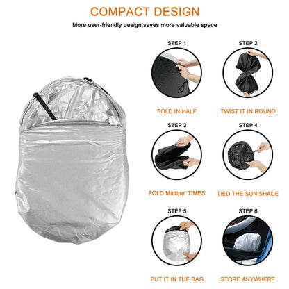 Flodable Car Windshield Sunshade Auto Accessories For Changan Cs95 CS35 2020 Cx70 Cs55 Cs75 Plus 2017 Filter Bunper CS15 Eado