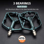 WEST BIKING MTB Cycling Pedals Sealed Bearing Ultralight Aluminum Alloy Footboard Anti-Slip Bicycle Platform Pedals Bike Parts