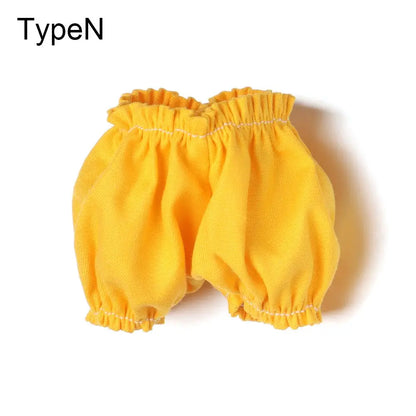 1PC Doll Shirt Pants For 20 cm Doll Clothes Black White Cute Mini Doll Clothes Dress Up Game Toys Doll Accessories Kids Gift