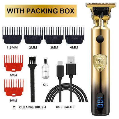 T9 Professional Hair Cutting Machine Wireless Electric Hair Trimmer Digital Display Hair Clipper Men Beard Shaver Barber For Men