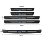Car Door Threshold Scuff Plate For Geely Atlas Coolray Emgrand EC7 EC8 X7 EX7 CK2 CK3 GL GS Carbon Fiber Trunk Bumper Stickers