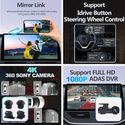 12.3  For Mazda 3 Mazda3 3 Axela BM 2013 - 2019 Android 14 QLED Screen GPS Car Radio Video Player Multimedia Navigation Carplay