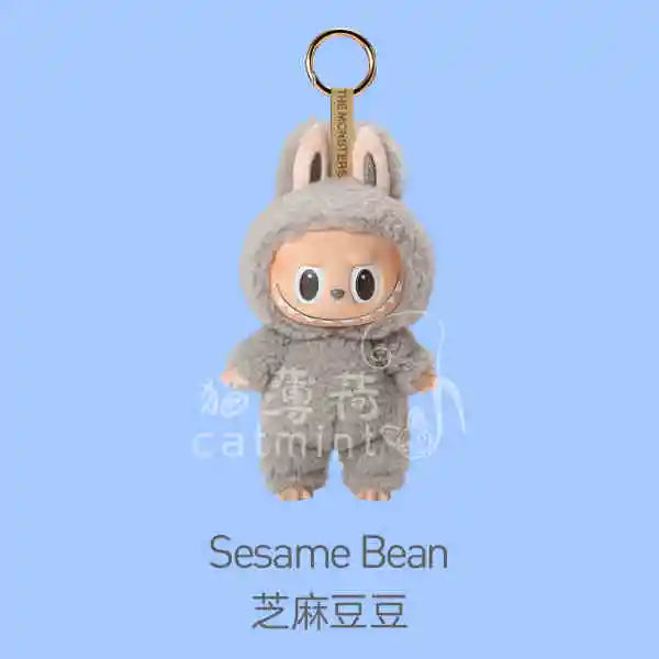 Genuine Spot Goods Pop Mart Labubu Heartbeat Macarons Vinyl Blind Box Plush V2 Toy For Kids Christmas Gift