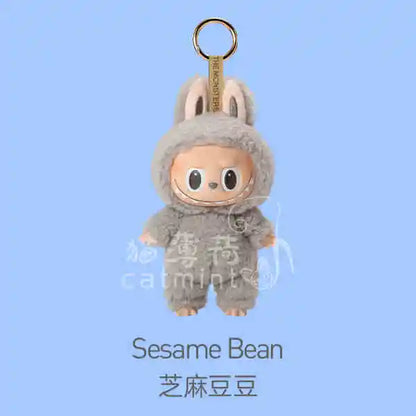 Genuine Spot Goods Pop Mart Labubu Heartbeat Macarons Vinyl Blind Box Plush V2 Toy For Kids Christmas Gift