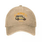 Camel Trophy Logo Unisex Style Baseball Caps Distressed Denim Washed Hats Cap Vintage Outdoor Workouts Adjustable Snapback Cap