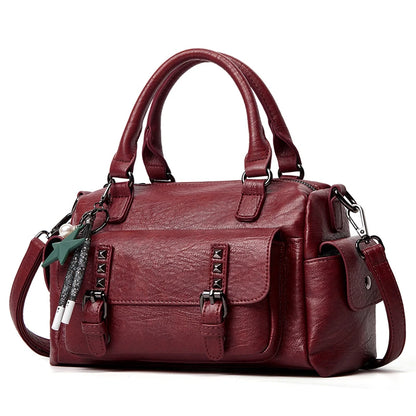 Women Faux Leather Handbags Female PU Crossbody Shoulder Bags Fashion Tote Bag Gift For Girls Mom Bolsas Femininas Sac A Main