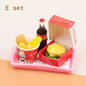1/6 Miniatrue Dolls Food Mini Chocolate Cookies Boxs Potato Chips Model Toys Pretend Play for Bjd Dollhouse Scence Accessories