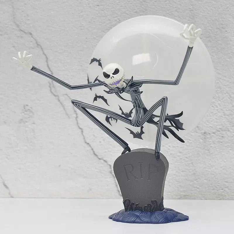 Disney The Nightmare Before Christmas Anime Figure Jack Skellington Model Desktop ornaments Halloween Room Decoration Toy Gifts