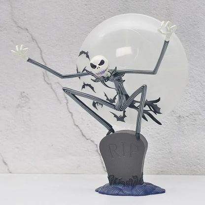 Disney The Nightmare Before Christmas Anime Figure Jack Skellington Model Desktop ornaments Halloween Room Decoration Toy Gifts