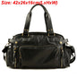 Male Travel Bag Retro Duffle Handbag Shoulder Bag PU Leather Big Messenger Bags High Quality Men's Luggage Storage Crossbody Bag