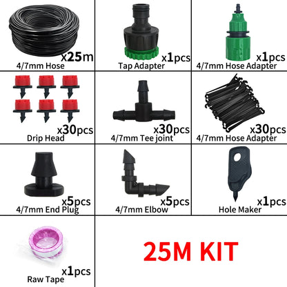 5M-60M Drip Irrigation System Plant Watering Set Watering Kits Adjustable Drippers For Irrigation Micro Garden Watering System