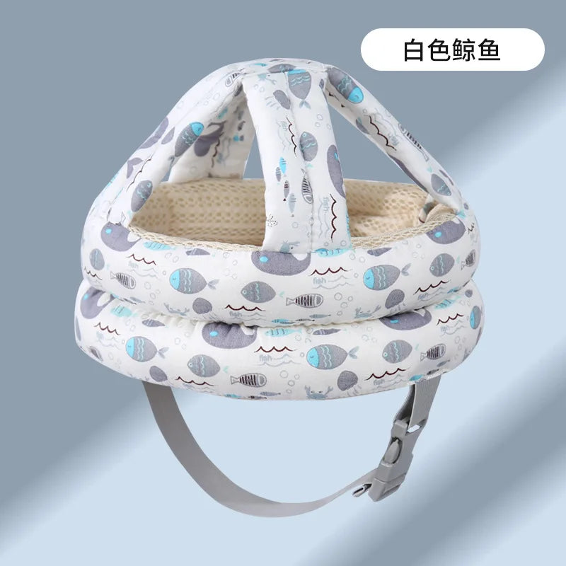 Baby Safety Helmet Head Protection Hat Toddler Anti-fall Pad Children Learn To Walk Crash Cap Adjustable Protective Headgear