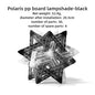 ISE MOUNT Outdoor Polaris PP Panel Lampshade Camping Light Color Waterproof Lampshade Portable Camping Accessories