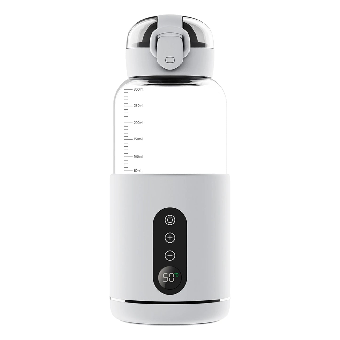 Portable 300ml Capacity Water Warmer for Baby Formula Precise Temperature Control Wireless Instant Water Warmer for Car Travel