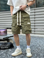 2024 Summer American Tooling Shorts Men's Multi-pocket Quick-drying Shorts Breathable Straight Five-point Pants Streetwear