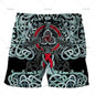 Harajuku Short Pants For Men Personality Street Vinking 3d Print Beach Shorts Holiday Casual Hawaii Beachwear Pockets Gym Trunks