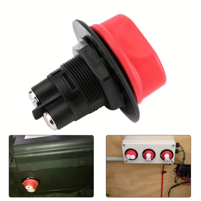 50A 100A 200A Battery Isolator Selector Switch for Boat, Battery Master Disconnect Switch Power Cut/Shut Off Kill Switch 12-48V