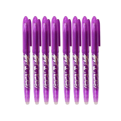 8/4pcs Multi-Color Erasable Gel Pen 0.5mm Tip Painting Writing Drawing School Black Blue Red Pink Orange Green Purple Light Blue