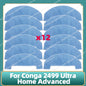 Fit For Conga 2499 Ultra Home Advanced Titanium / Atvel SmartGyro R80 Base Main Side Brush Filter Mop Cloth Dust Bag Parts