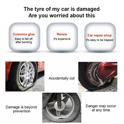 Motorcycle Bicycle Tire Repairing Glue Inner Tube Tire Repair Glues Single Cold Repair Glue Motorcycle Bicycle Car Repair Tool