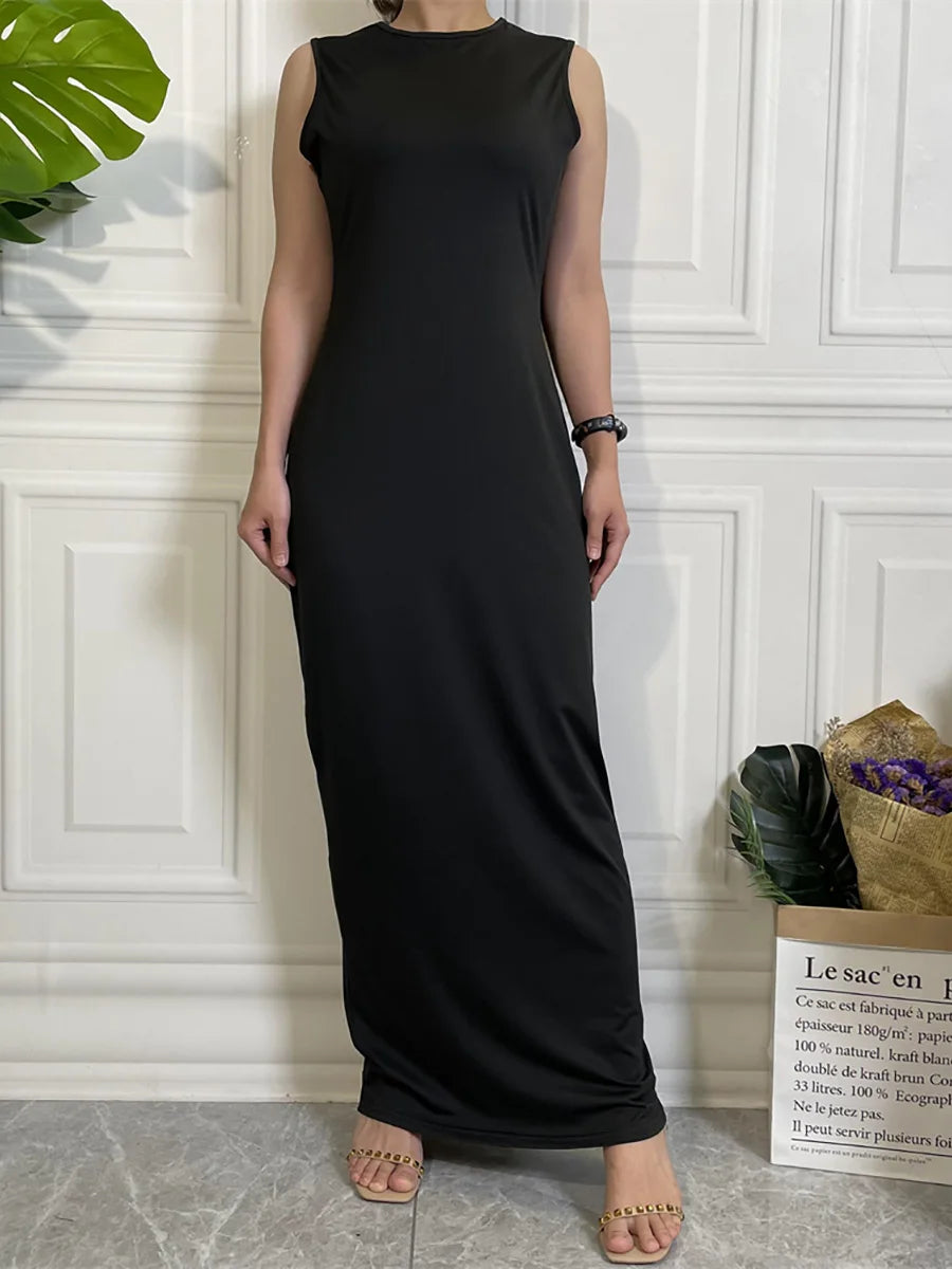 Muslim Woman Dress Abaya For Women Hijab Long Dresses Middle East Dubai Casual Kaftan Islam Clothing Products Without Turkey