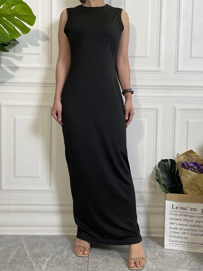 Muslim Woman Dress Abaya For Women Hijab Long Dresses Middle East Dubai Casual Kaftan Islam Clothing Products Without Turkey