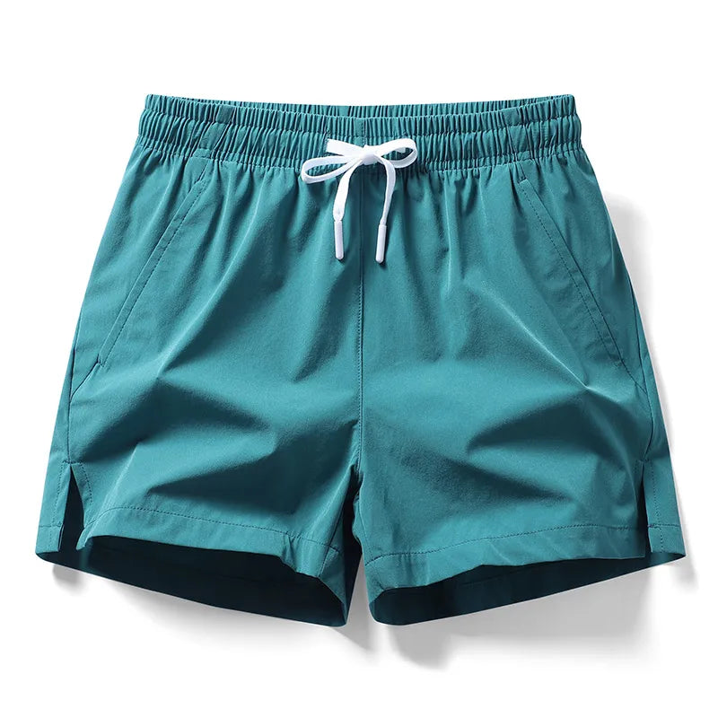 Sport Quick Dry Shorts Men Sportswear Running Gym Beach Jogging Bottoms Women Summer Fitness Training Pocket Zipper Shorts Pants