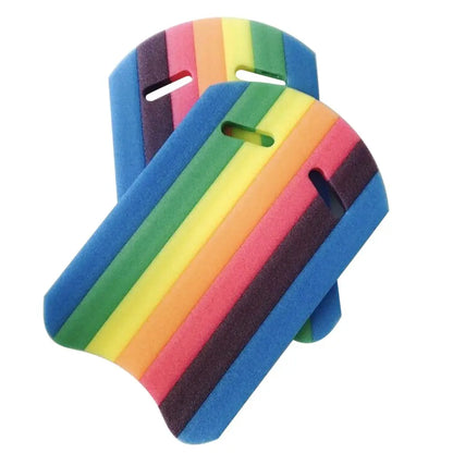 Pool Kids Adults Foam Board Swimming Training Aid Rainbow Float Board Swimming Kickboard Float Hand Board Float Kick Board DIY