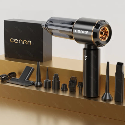 CENRR Mini Car Vacuum Cleaner 360000PA Cordless Powerful Wireless Car Cleaner HandHeld Portable Vacuum Cleaner Cleaning Machine