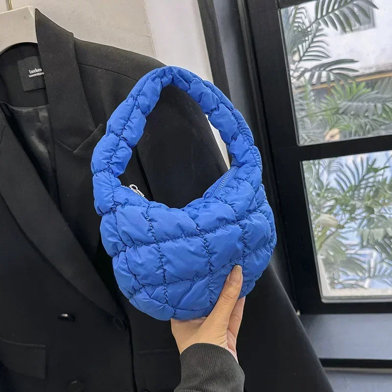 Fashion Quilted Shoulder Bags for Women Handbag Mini Cloud Pleated Bags Puffer Dumpling Bag Luxury Tote Bags bolsa feminina
