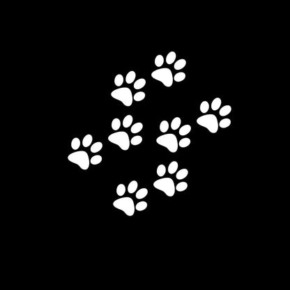 Car Sticker And Decals Paw 3D Animal Dog Cat Bear Foot Prints Footprint Decal Car Sticker Green Red Black White Pink Yellow Blue