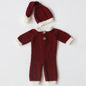 Newborn Christmas Outfit  Newborn photography props Baby Romper Jumpsuit  Photography  Studio Shoots Accessories