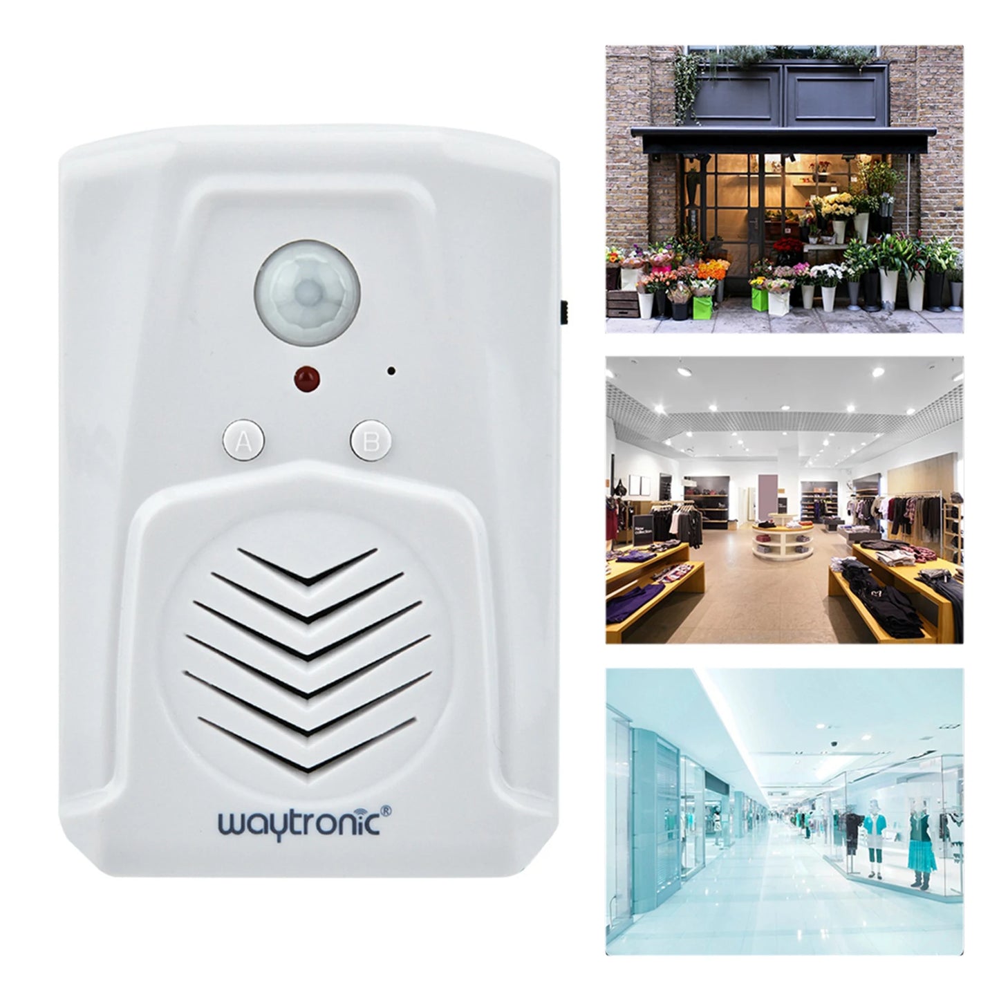 Doorbell Alarm MP3 Doorbell Sensor Doorbell USB/Battery Powered Motion Sensor Alarm MP3 Audio Player Infrared Induction Doorbell