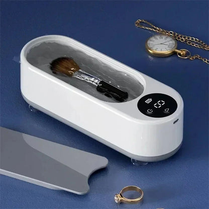 Household Cleaning Machine Digital Display Vibration Cleaning Machine for Ring Glasses Makeup Brush Jewelry Cleaning Machine
