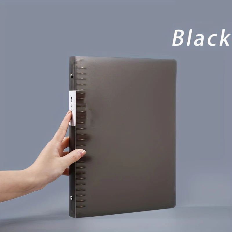 A5/B5/A4 Binder Notebooks Loose Leaf Replaceable Inner Refill with Divider Metal Ring Journal for Student Office School Supplies