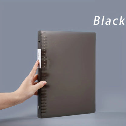 A5/B5/A4 Binder Notebooks Loose Leaf Replaceable Inner Refill with Divider Metal Ring Journal for Student Office School Supplies