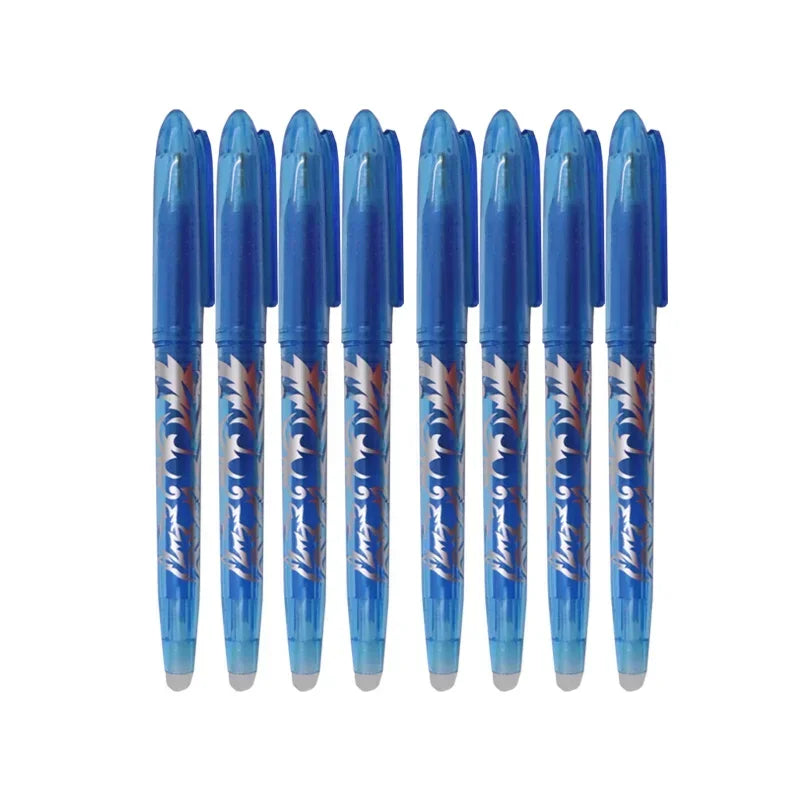 8/4pcs Multi-Color Erasable Gel Pen 0.5mm Tip Painting Writing Drawing School Black Blue Red Pink Orange Green Purple Light Blue