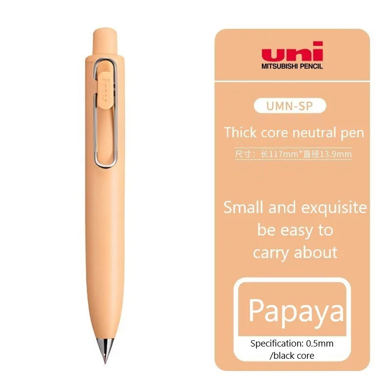 UNI Ball One P Small Thick Core Small Fat Pen Small Fat Second Generation Neutral Pen Fat Dudu Marble Quick Drying Waterproof