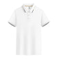 Polo Shirt mens Summer New Mens Short Sleeve Polo Shirt synthetic fiber  Men's Business Casual Polo Shirt S-4XL