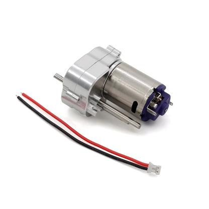 Metal Transmission Gearbox Engine Gear Box Housing Motor Drive Shaft Metal Gear For MN82 MN78 1/12 RC Car Upgrade Parts