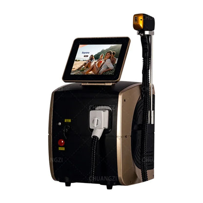Factory Customized professional diode laser 755nm 808nm 1064nm ice point hair removal beauty machine