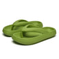 Men'S Platform Flip Flops Summer Soft Sole Eva Slippers For Men Outdoor Casual Beach Shoes Home Non-Slip Bathroom Slides Shoes