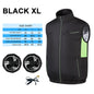 New Cooling Vest Ice Fan Vest Heat Resistant Air Conditioner Clothes Cooling Fan Vest for Summer Camping Fishing Vest Hiking
